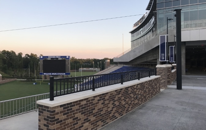 Decorative Hand Rail Duke Football